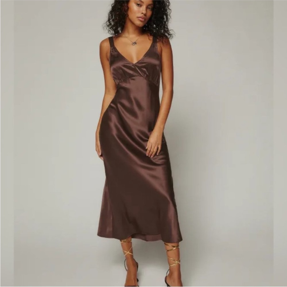 Reformation Daytona Silk dress